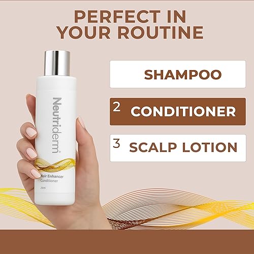 Miniatura 7 de Neutriderm Acondicionador potenciador de cabello, acondicionador espesante y fortalecedor, aumenta el grosor y la plenitud del cabello, fórmula