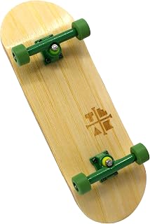 Teak Tuning Prolific+ Complete with Apex Wheels - Avocado Toast Edition - Pro Shape & Size Fingerboard - 65D Apex ATP Wheels, ABEC-9 Stealth Bearings, Pro Trucks, 61A Pro Duro Bushings - 32x97mm