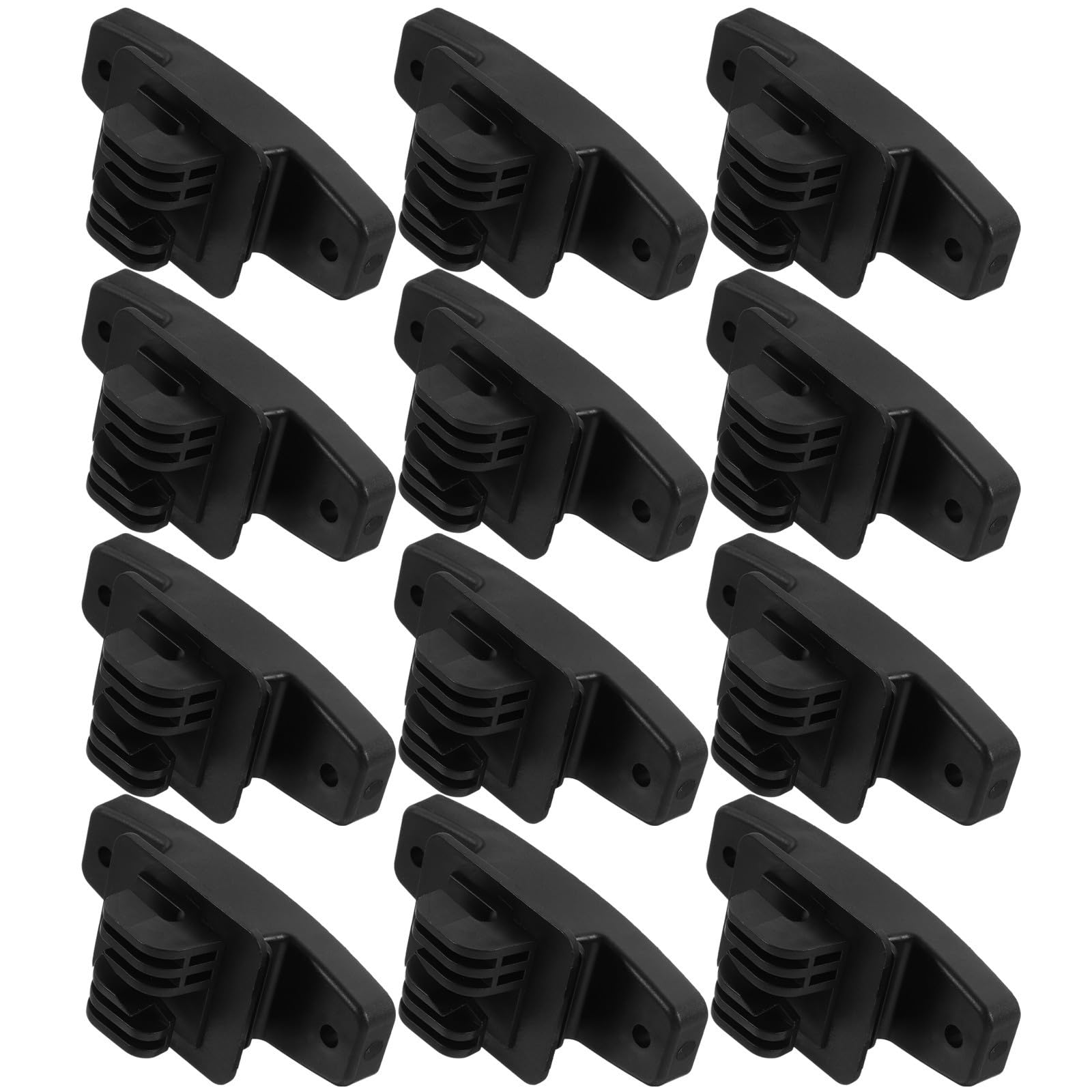 Isolatori per Fili di Recinzione Elettrica in Pp Nero 50 Pezzi Supporto Filo a Bassa Dispersione Accessori per Recinzioni Agricole Sicuro per Animali e Persone