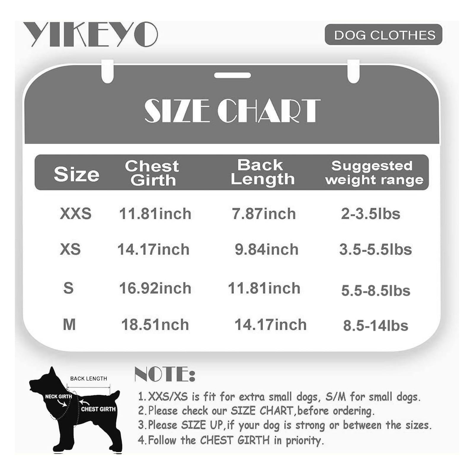 YIikeyo Zimowe ubrania dla małych psów chłopca dziewczynki Yorkie Chihuahua ciepły flanelowy sweter śliczne zabawne ubrania dla szczeniaka kot piesek płaszcz XS S M L (rozmiar M, czarny)