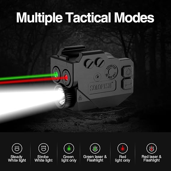 SOLOFISH 800lm Flashlight, Bundle with 500lm Flashlight