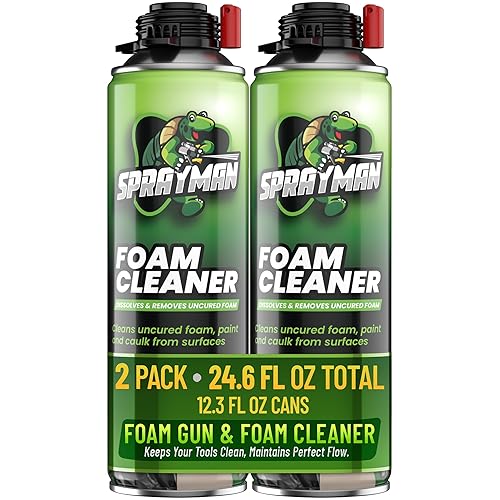 Miniatura 12 de Pistola de dispensación de espuma Sprayman - (1 paquete) Espuma de spray de precisión para aislamiento y sellado, pistola de espuma expandible