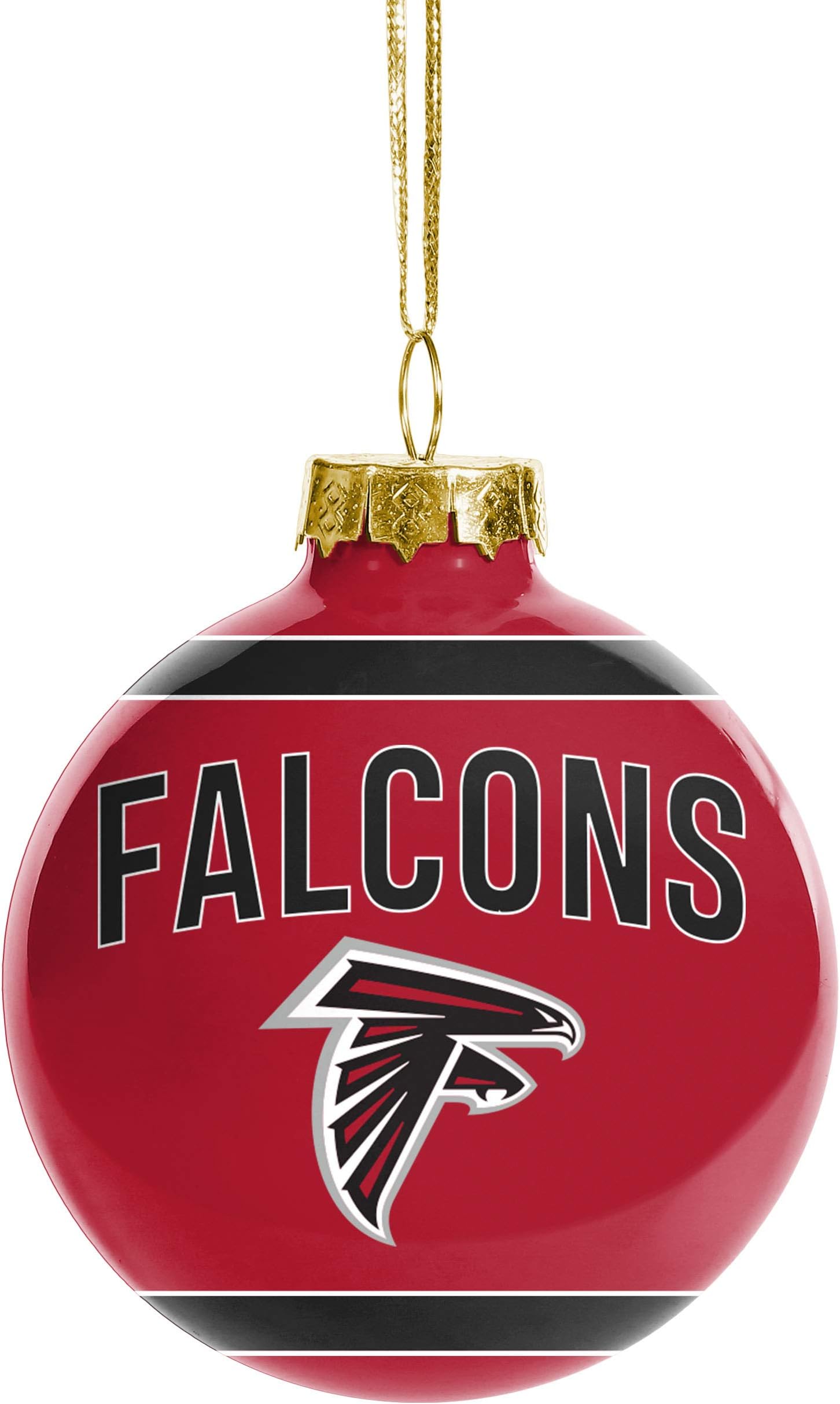 NFL Glass Ball Ornament - Limited Edition Christmas Ball Ornament - Show Your Team Spirit with Officially Licensed Fan Gear (Atlanta Falcons)