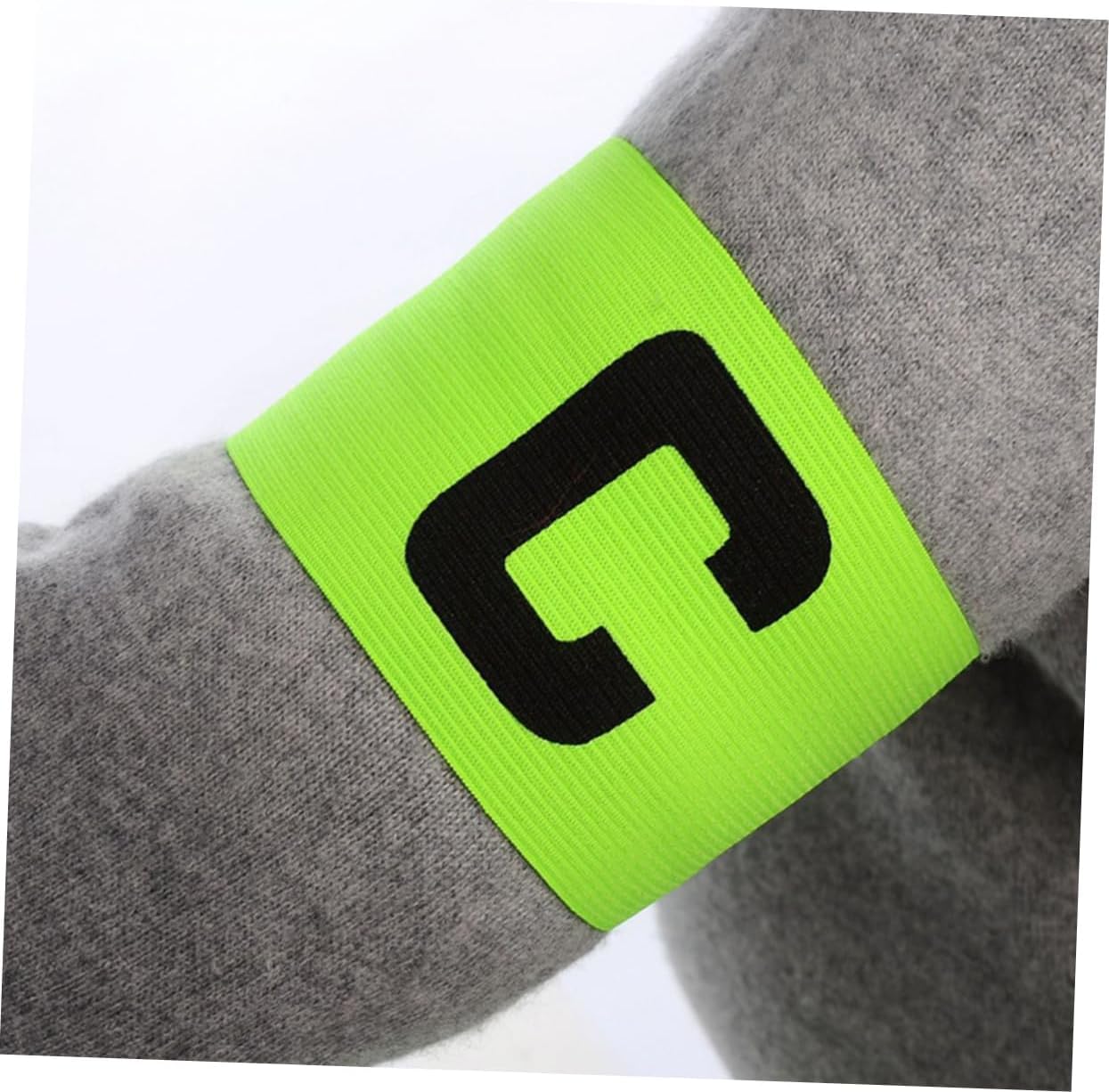 Kisangel 4pcs Adjustable Soccer Captain Armbands High Elastic Player Bands Bright Colors for Youth and Adult Football and Basketball Teams