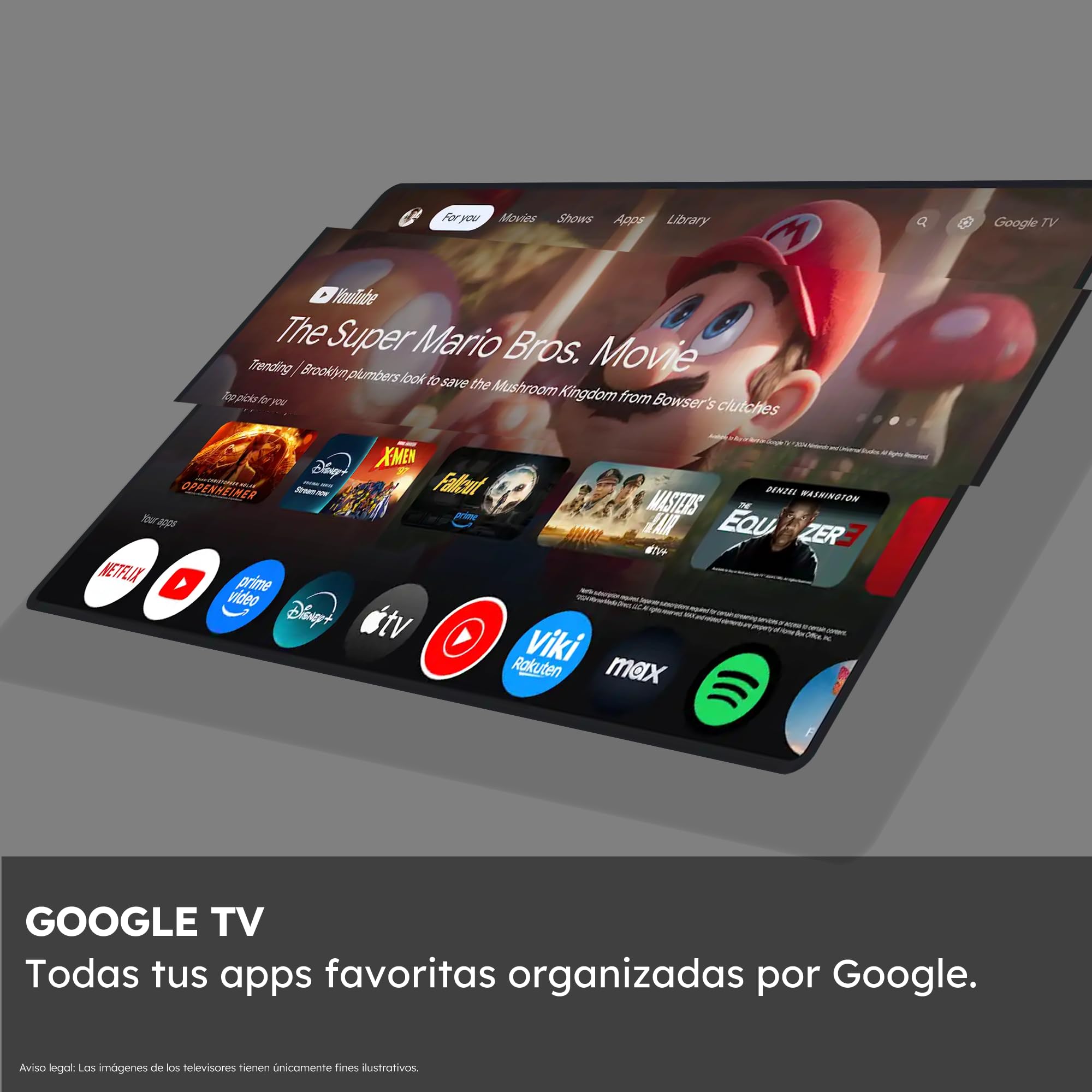 Haier MiniLED 4K UHD H65M80FUX - 65", Smart TV, Google TV, Dolby Atmos y Dolby Vision, HDR 10, Google Assistant, Procesador Quad Core, Bluetooth 5.2, DBX TV, HDMI 2.1 x 4, 2+32 GB, Sin Marcos, 2025