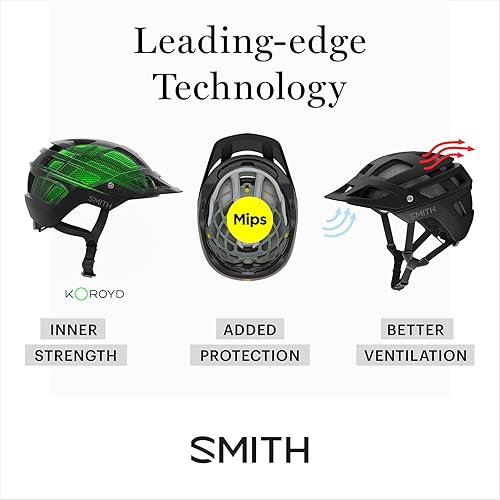 Miniatura 4 de SMITH Engage - Casco de ciclismo MTB, casco de bicicleta de montaña para adultos con tecnología MIPS + cobertura Koroyd, protección contra impactos