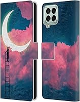 Vista 12 de Head Case Designs Officially Licensed Dave Loblaw Synthwave Street Sci-Fi and Surreal Leather Wallet Case Compatible with Samsung Galaxy M53 (2022)