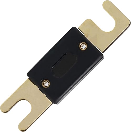 Miniatura 3 de 5 piezas de fusible ANL de 300 amperios en línea fusible chapado en oro, fusible de protección eléctrica para sistema de audio y video de automóvil,