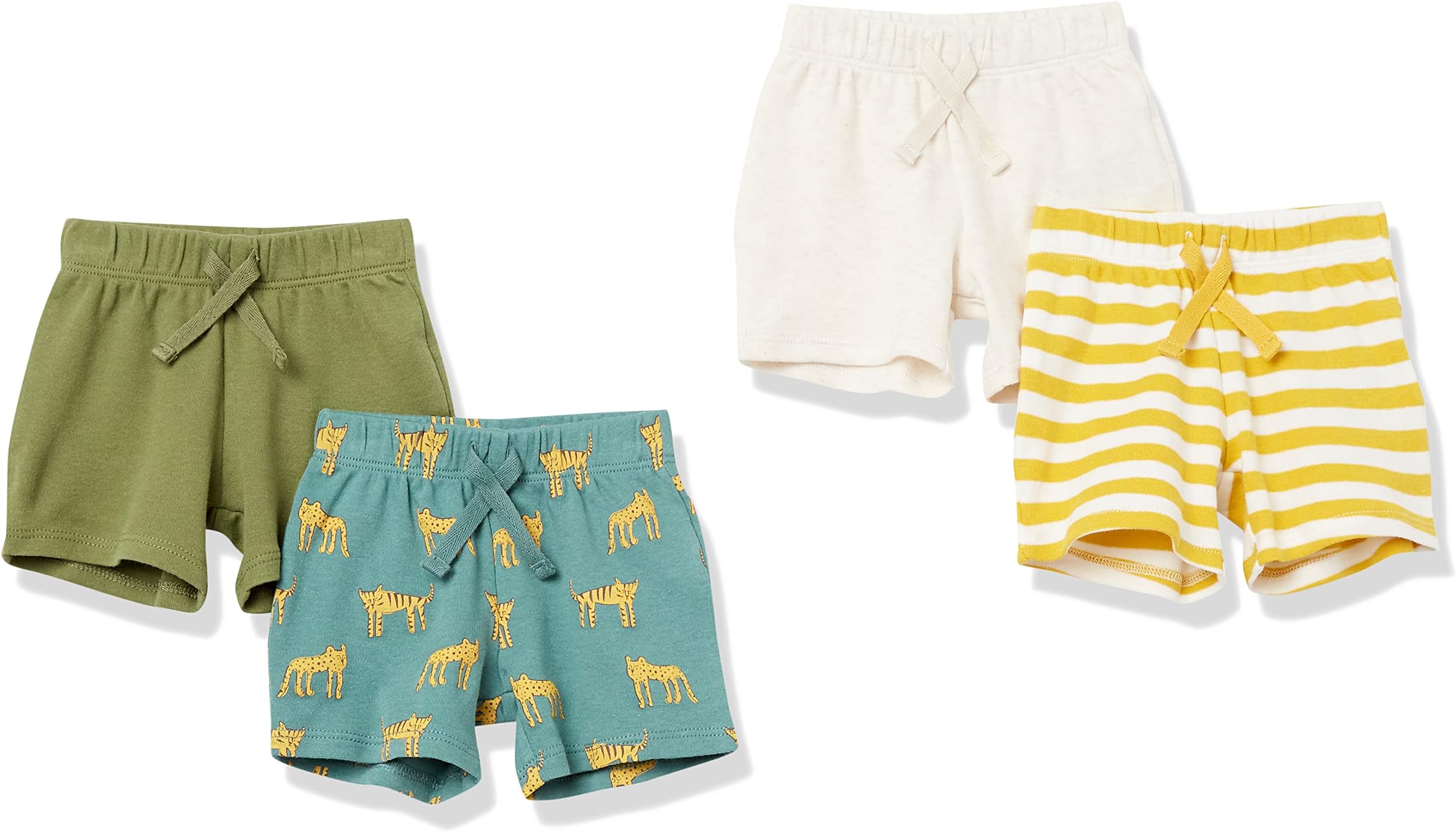 Amazon Essentials Unisex Babies' Cotton Pull-On Shorts - Discontinued Colors