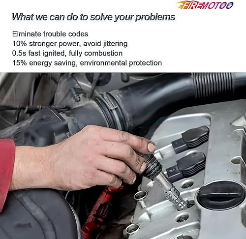 Miniatura 4 de FIREMOTOO Paquete de 1 bobina de encendido compatible con Chevy Cruze Aveo 5 Aveo5 Sonic Pontiac G3 2007-2015 Aveo 5 G3 Cruze Sonic L4 1.6L 1.8L