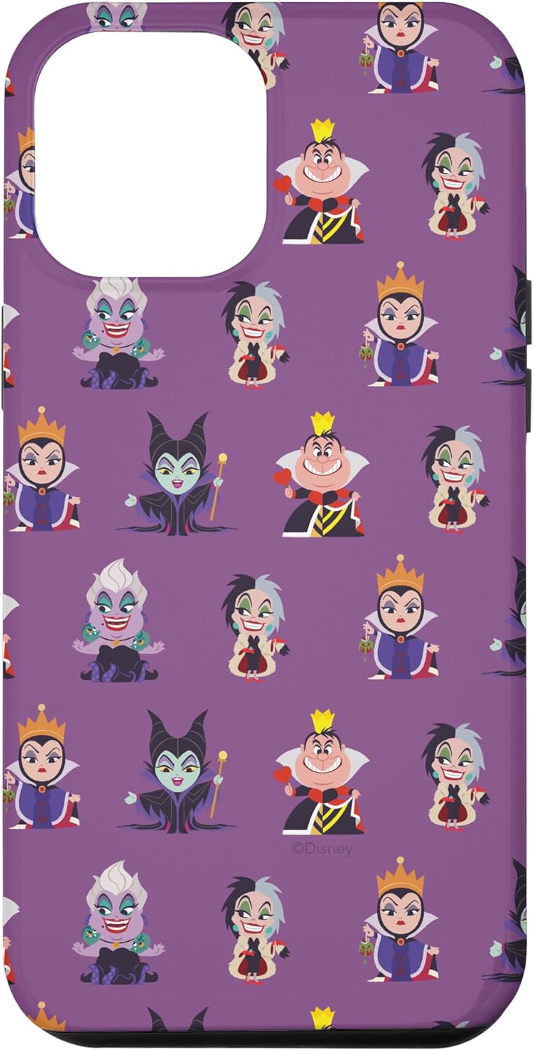 Disney Villains Kawaii Purple Case for iPhone 12 Pro Max