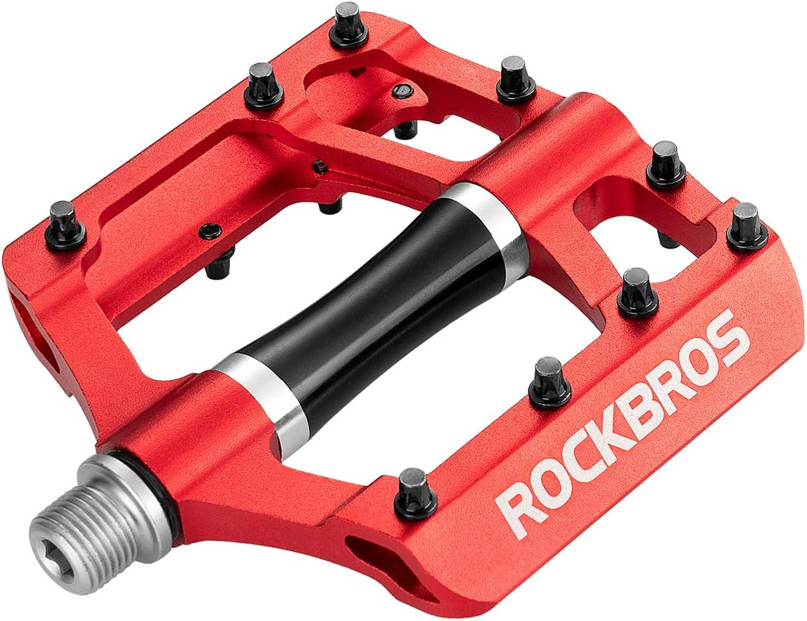 Mountain Bike Pedals MTB Pedals Bicycle Flat Pedals Aluminum 9/16" Sealed Bearing Lightweight Platform for Road Mountain BMX MTB Bike
