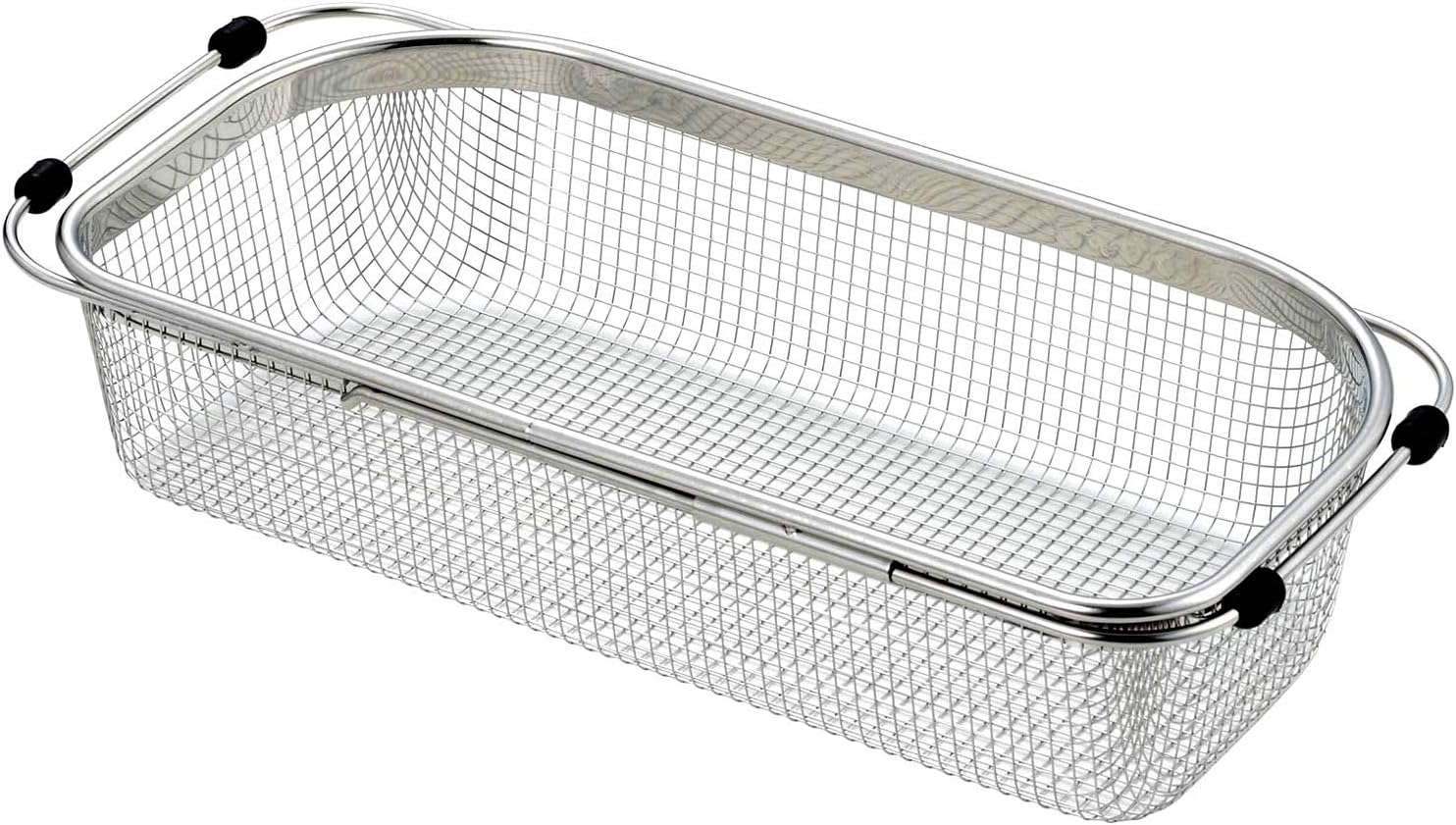 Nagao SH-024 Tsubamesanjo Sink Drainer Rack, Extendable, 16.7-21.5 inches (42.5-54.5 cm), Deep, 18-8 Stainless Steel, Made in Japan
