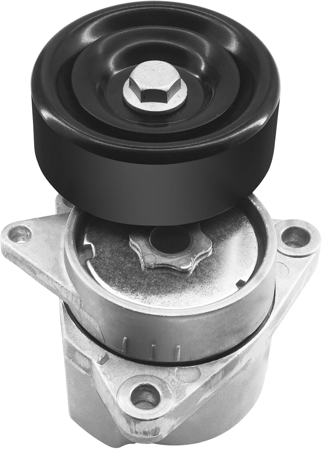 BUYMACHINERYPARTS 38284 Drive Belt Tensioner Assembly with Pulley, Compatible with 2007-2012 Nissan Altima Sentra, For 2008-2013 Rogue (For L4 2.5L,No Hybrid) Replacement for 119558J000 534035910