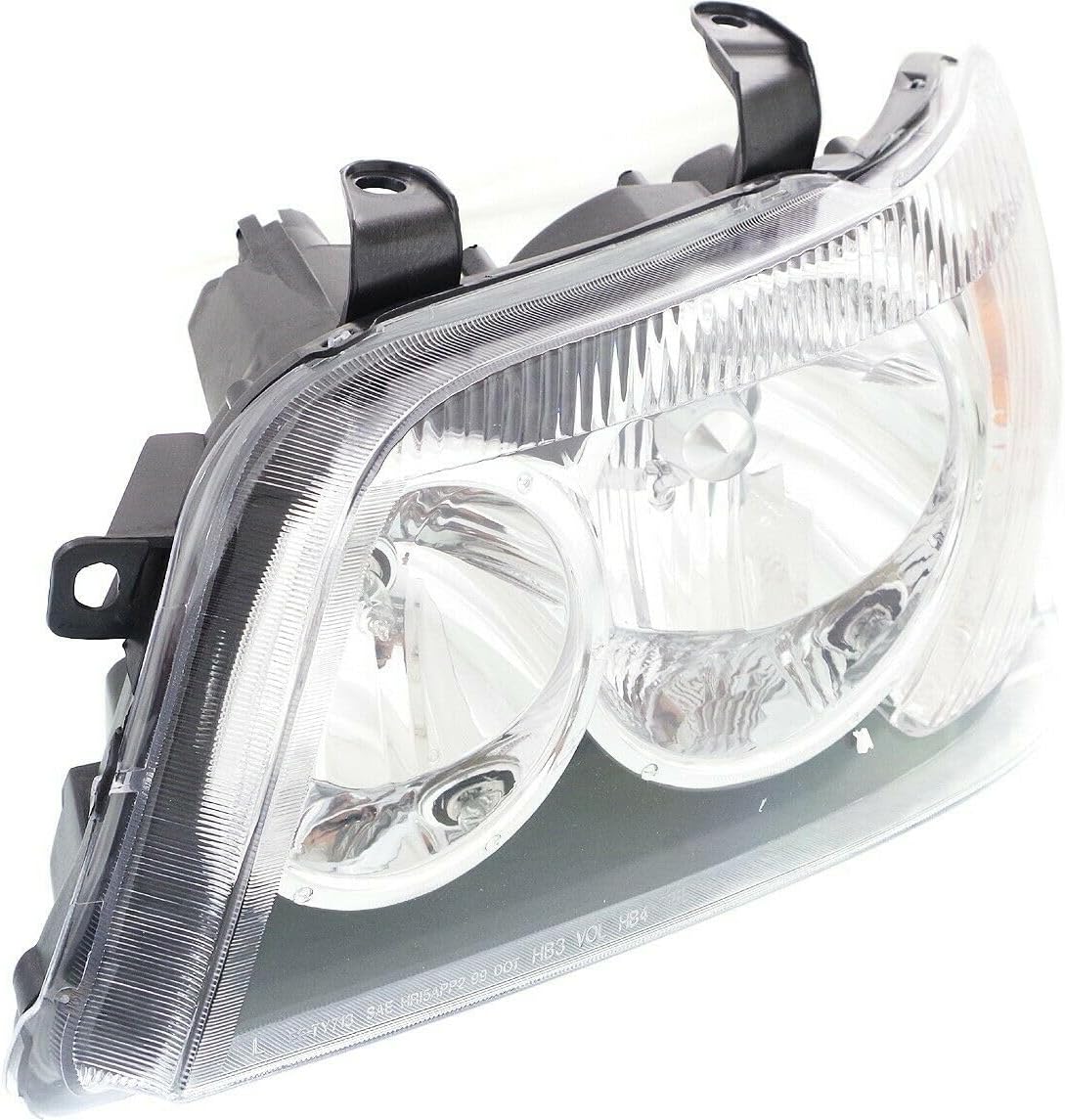 for Toyota for Highlander 2001-2003 Left Side Hand Headlight Clear Lens W/Bulbs TO2502141
