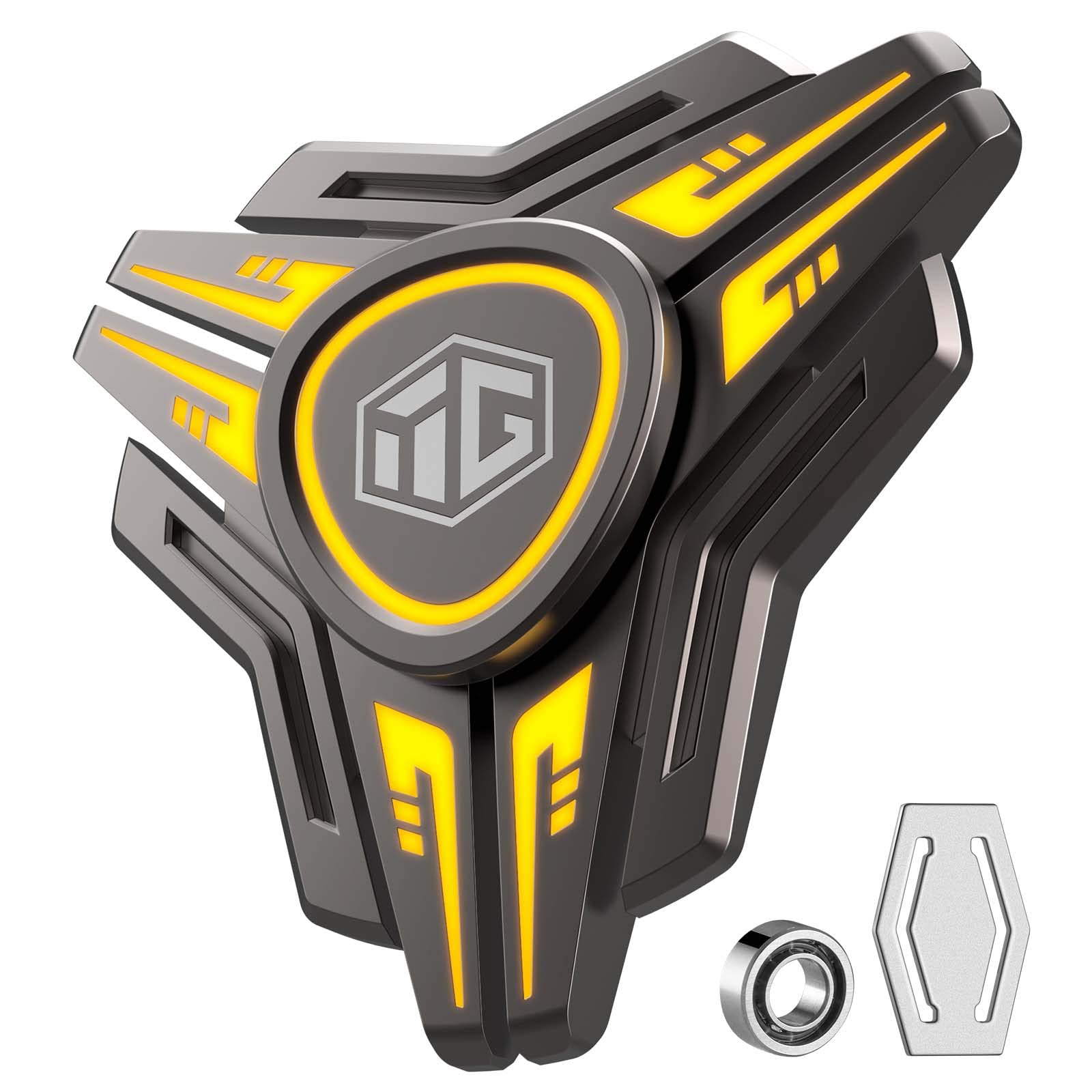 INNÔPLUS Fidget Spinner, Fidget Spinners for Adult, Fidget Spinners Cool, Fidget Light Up Spinner for Teens, Stress Anxiety ADHD Relief Figets Toy,