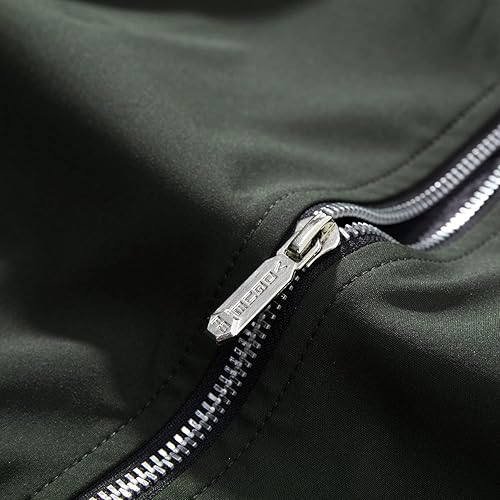 Miniatura 3 de URBANFIND - Chaqueta deportiva estilo bomber, informal, ajustada y ligera, para hombre