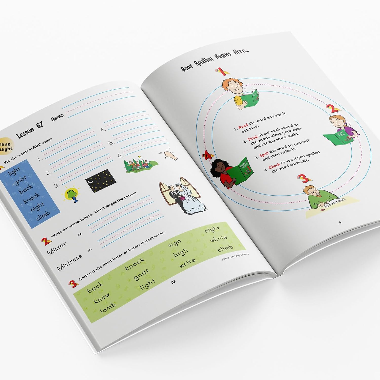 Horizons 1st Grade Spelling & Vocabulary Complete Set