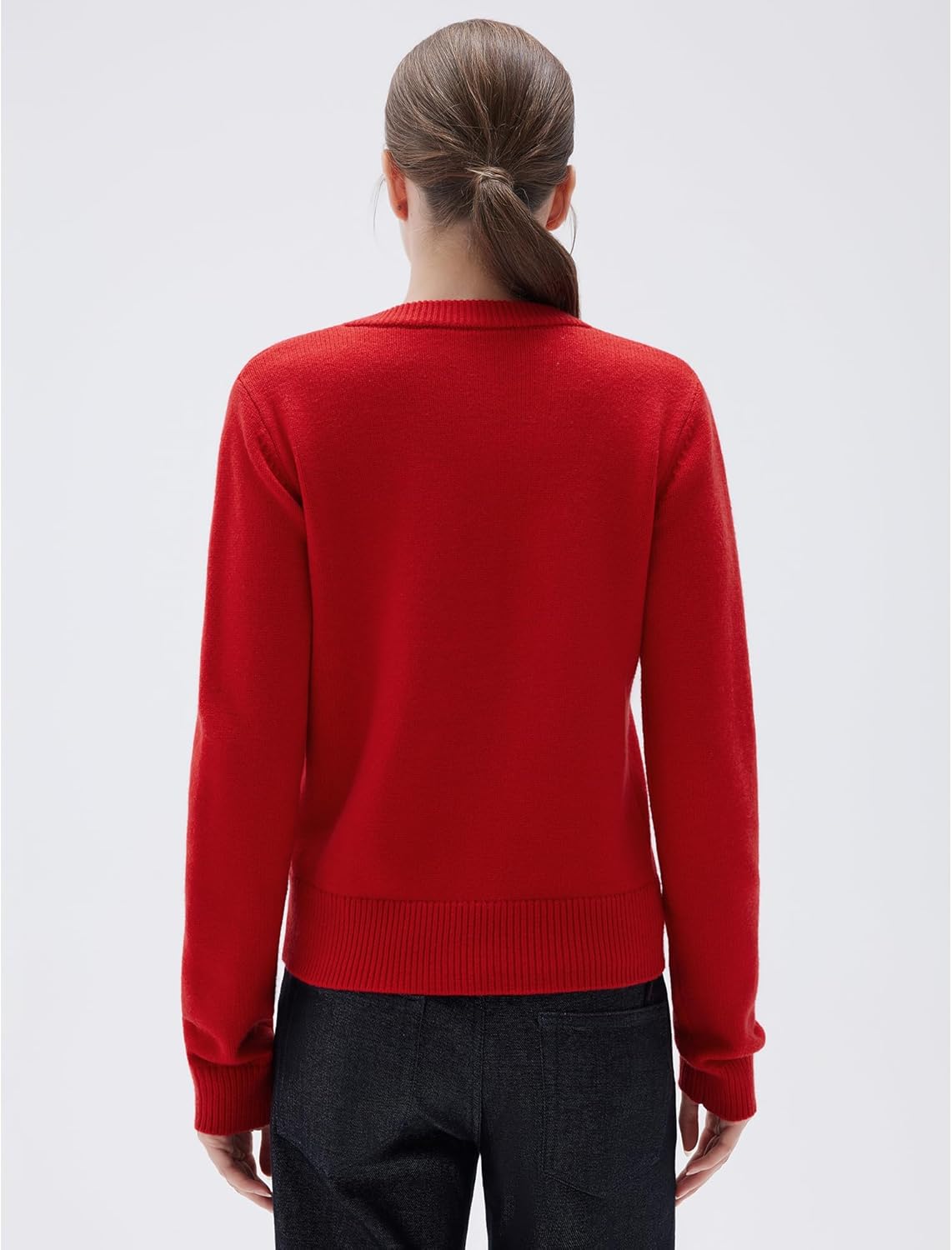 SUUKSESS Women Chunky Cashmere Blend Cardigan Sweaters Trendy Fall Fashion Button Up Long Sleeve Knit Outfits - Image 5