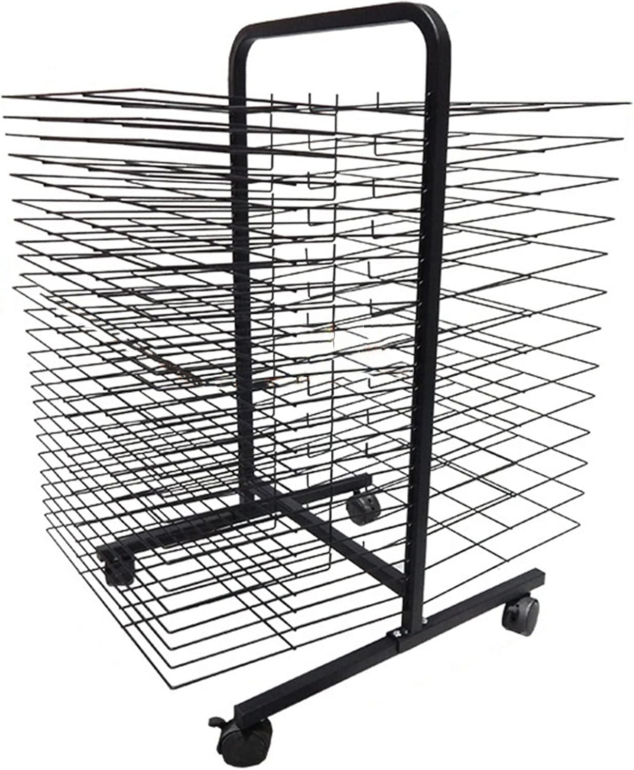 38 Floors Double Sided Mobile Art Drying Rack, Classroom