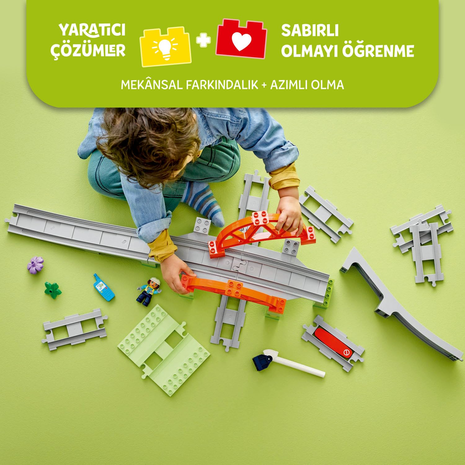 LEGO DUPLO Town Tren Köprüsü ve Rayları Ek Seti 10426