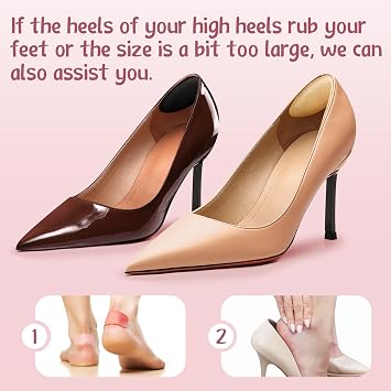 ZAIWOO Metatarsal Pads Women, Ball of Foot Cushions, High Heel Inserts, All Day Pain Relief and Comfort, No Slip Heel Grips Liners Shoe Pads for Loose Shoe(Beige)
