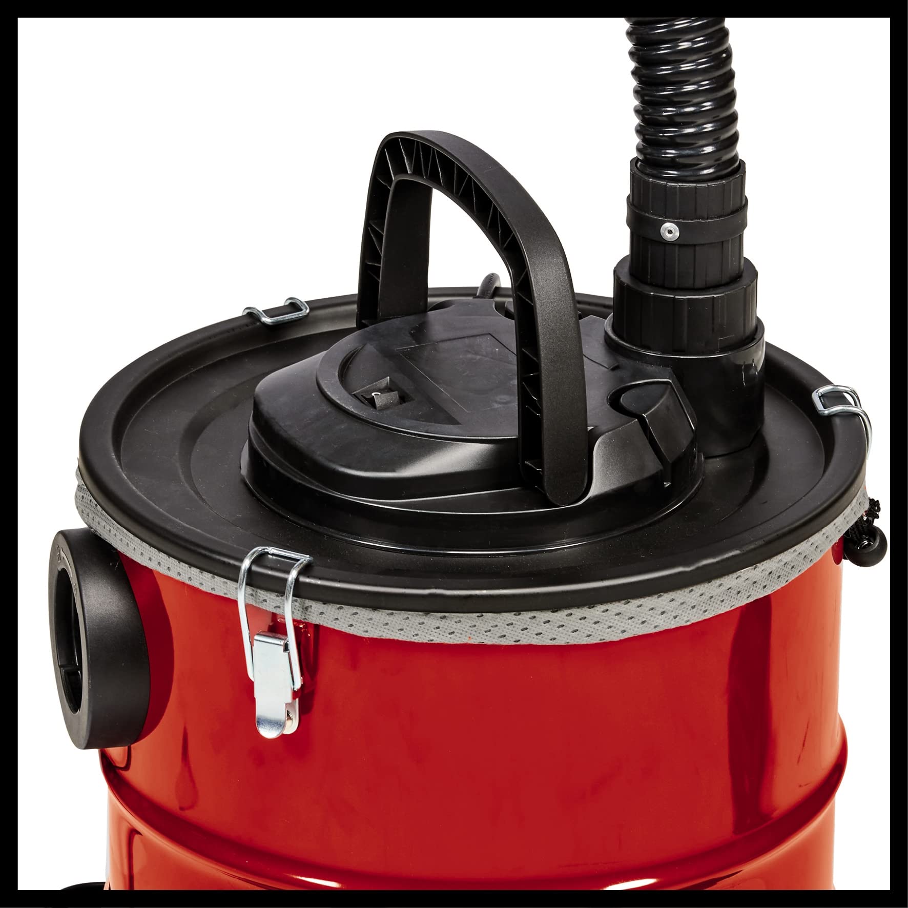 Einhell Extractor de Eje TC-AV 1720 DW (1250 W, Potencia de succión de 175 mbar, Incl. prefiltro de partículas, depósito con una Capacidad de 20 L, Tubo de succión y Tubo de succión, de Aluminio)