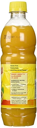 Miniatura 2 de Dafruta fruta de la pasión jugo concentrado 16.9 onzas líquidas zumo concentrado de maracujá dafruta, 16.9 onzas líquidas (Paquete de 02).