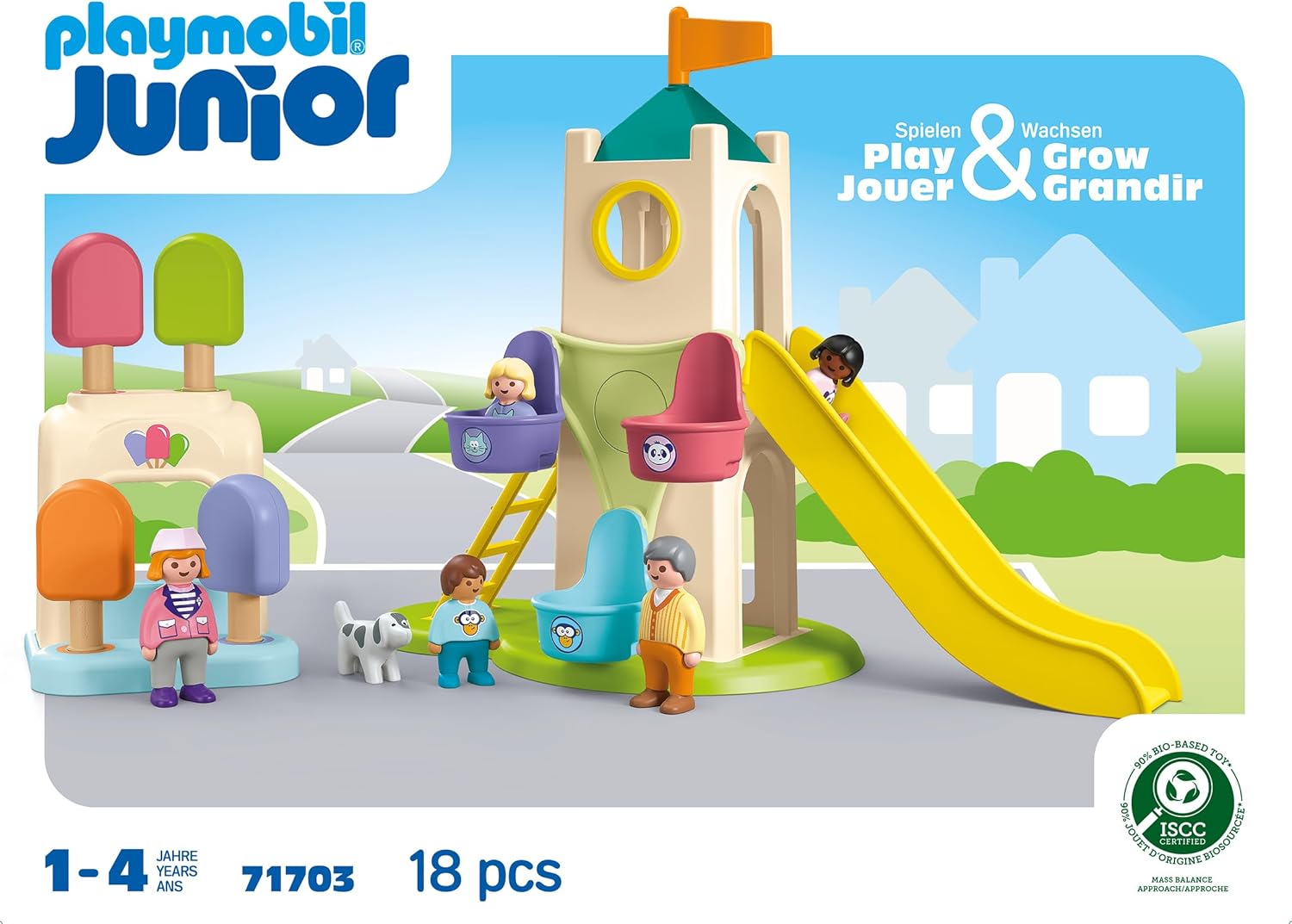 Playmobil Junior: Adventure Tower with Ice Cream Booth
