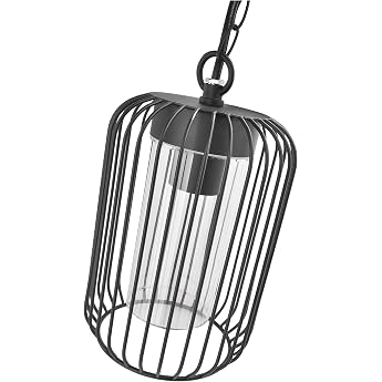 EMOS - Salvia outdoor pendant light for home and garden with E27 socket - waterproof pendant lamp for E27 bulb max. 15 W - light body with steel housing for ceiling mounting