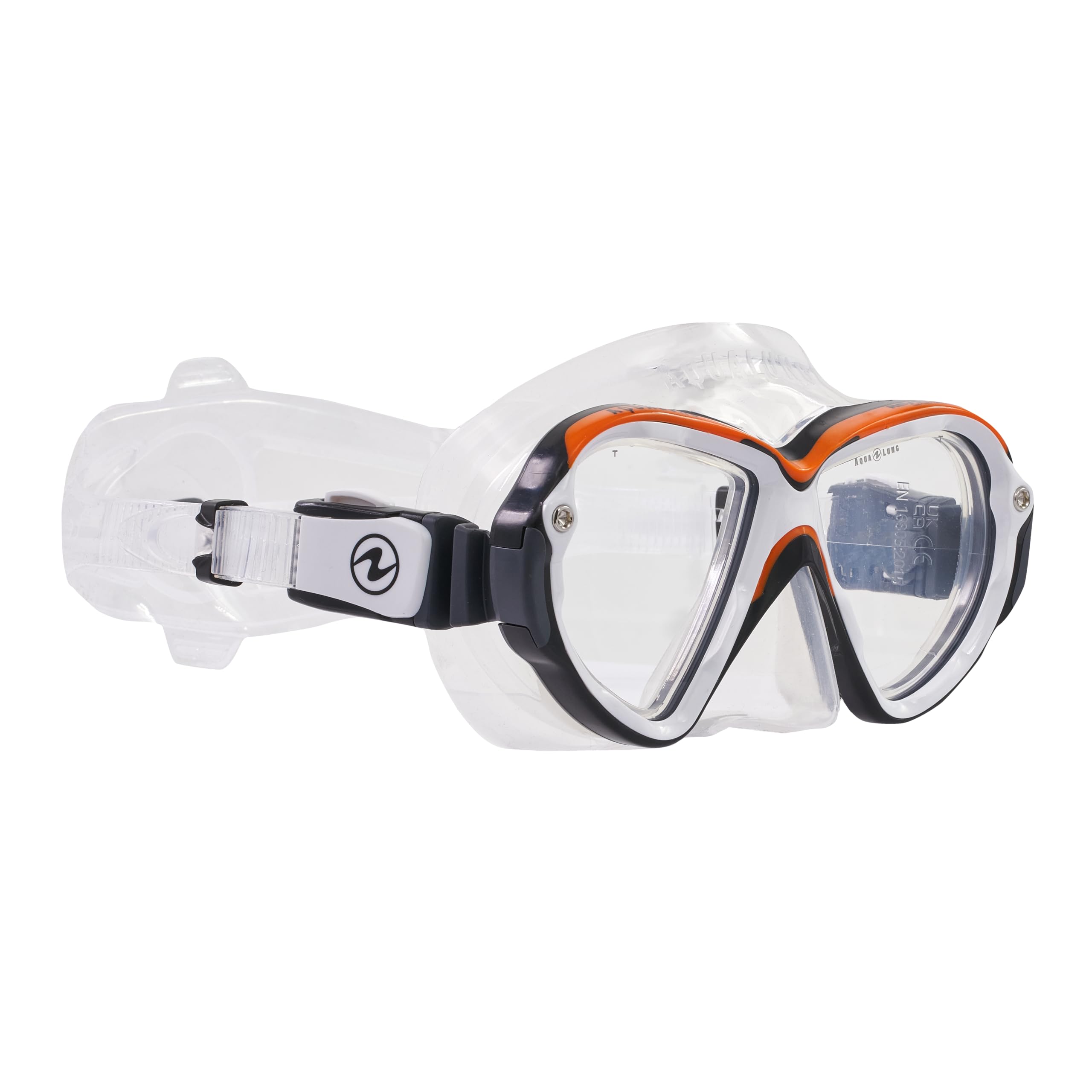 AQUALUNG REVEAL ULTRAFIT - Adult Diving Mask with 180° Panoramic Vision, Customised Face Cup Adjustment, Interchangeable Lenses, Waterproof, Silicone Skirt, ideal for scuba diving