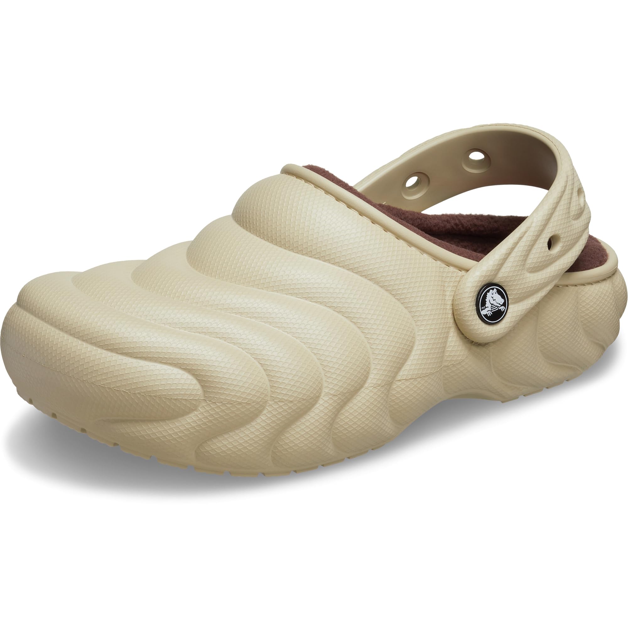 Crocs Unisex Adult Classic Lined Overpuff &amp; Geometric Fuzzy Clogs
