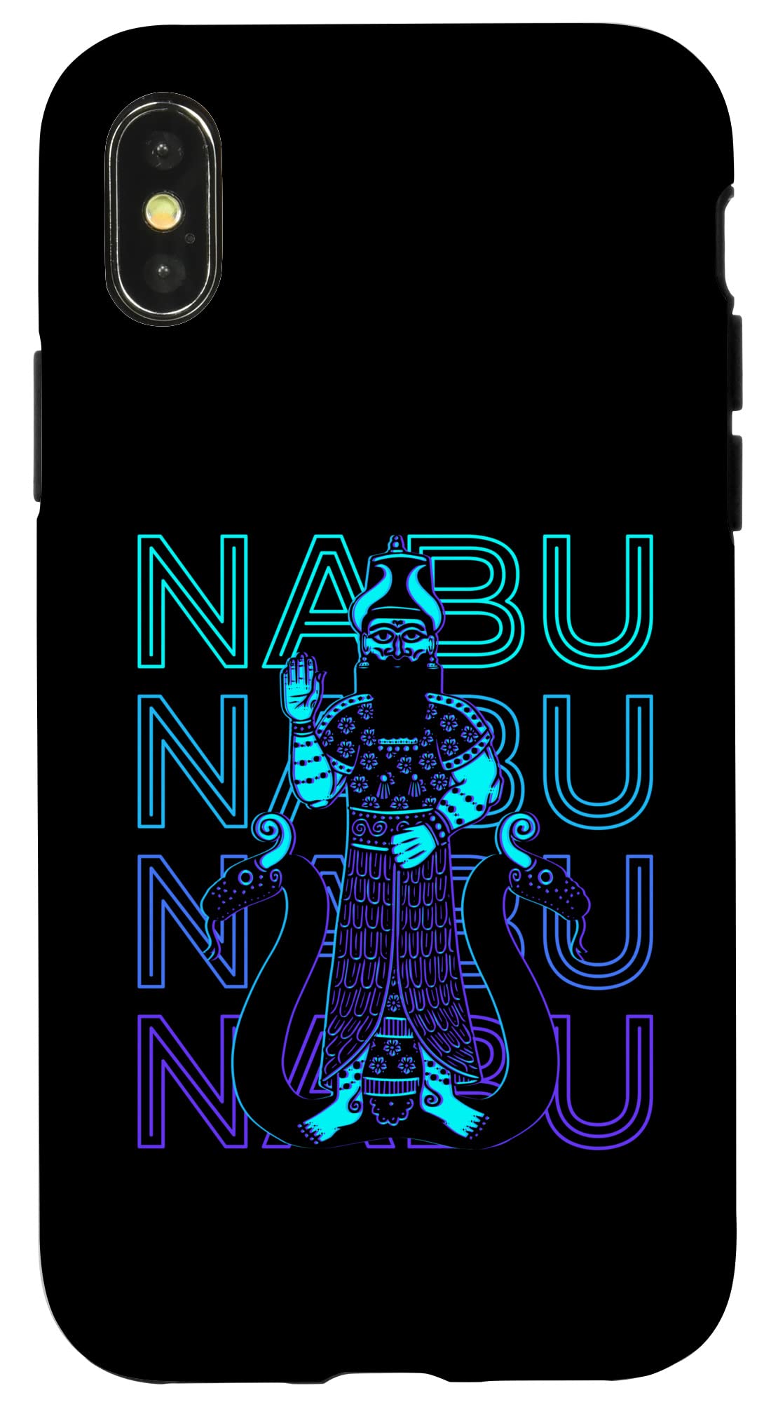 iPhone X/XS Nabu Sumerian God Sumerian Mythology Ancient Sumerian Retro Case