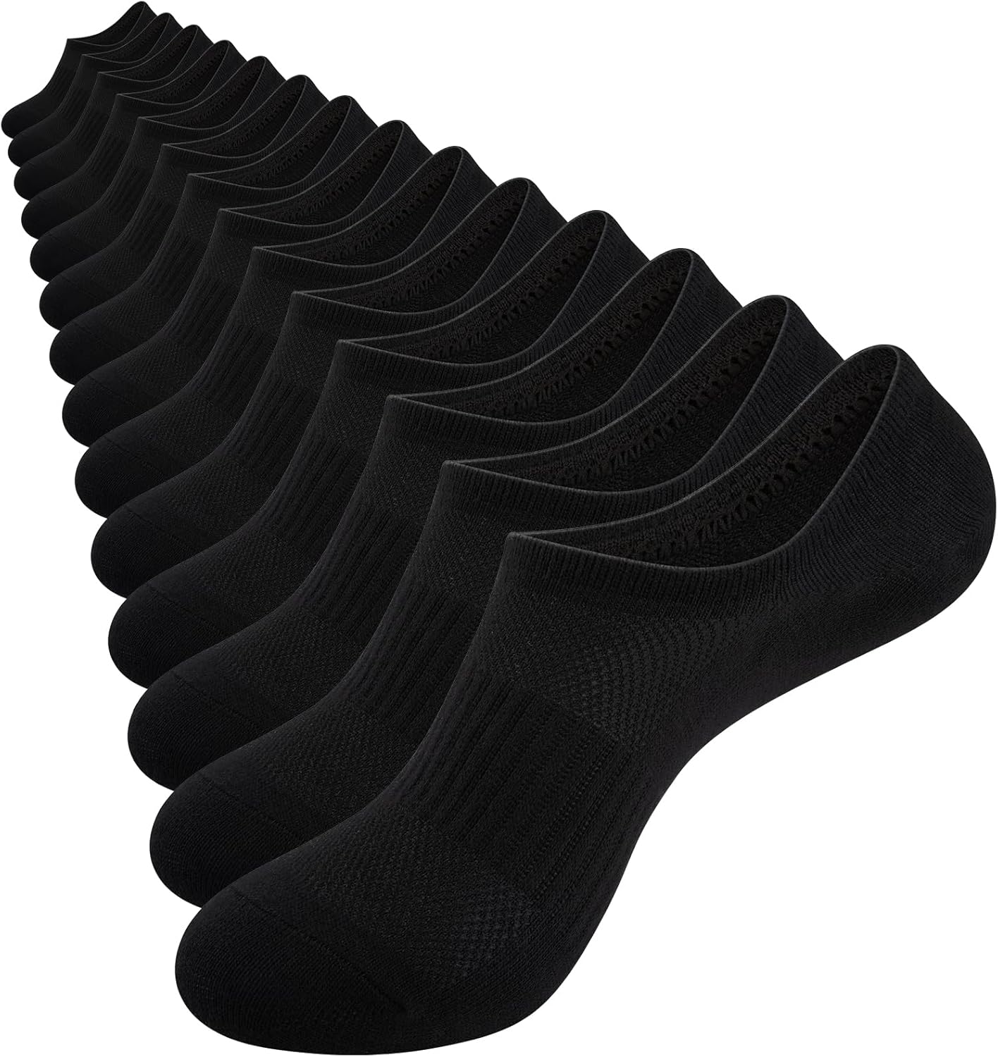 eallco No Show Socks Womens Cotton Non Slip Low Cut Thin Ankle Short Casual Invisible Socks 7 Pairs