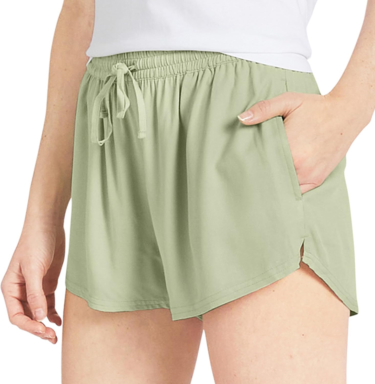 Billabong Women's Regular Fit Premium Quality Rayon High Waisted Beach Shorts