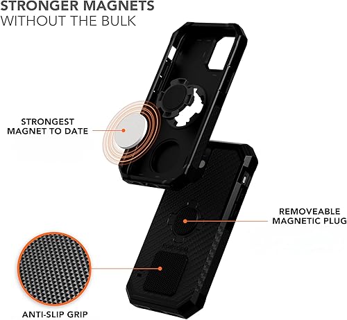 Miniatura 5 de Rokform - Funda para iPhone 12 Mini, serie resistente, equipo de protección magnética de Apple, cubierta para iPhone con bloqueo giratorio RokLock,