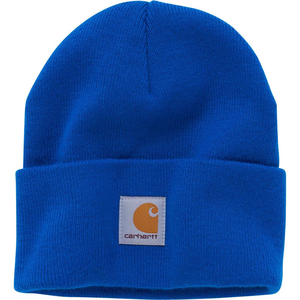 Carhartt Knit Beanie Cuff Hat, Lapis Blue, One Size