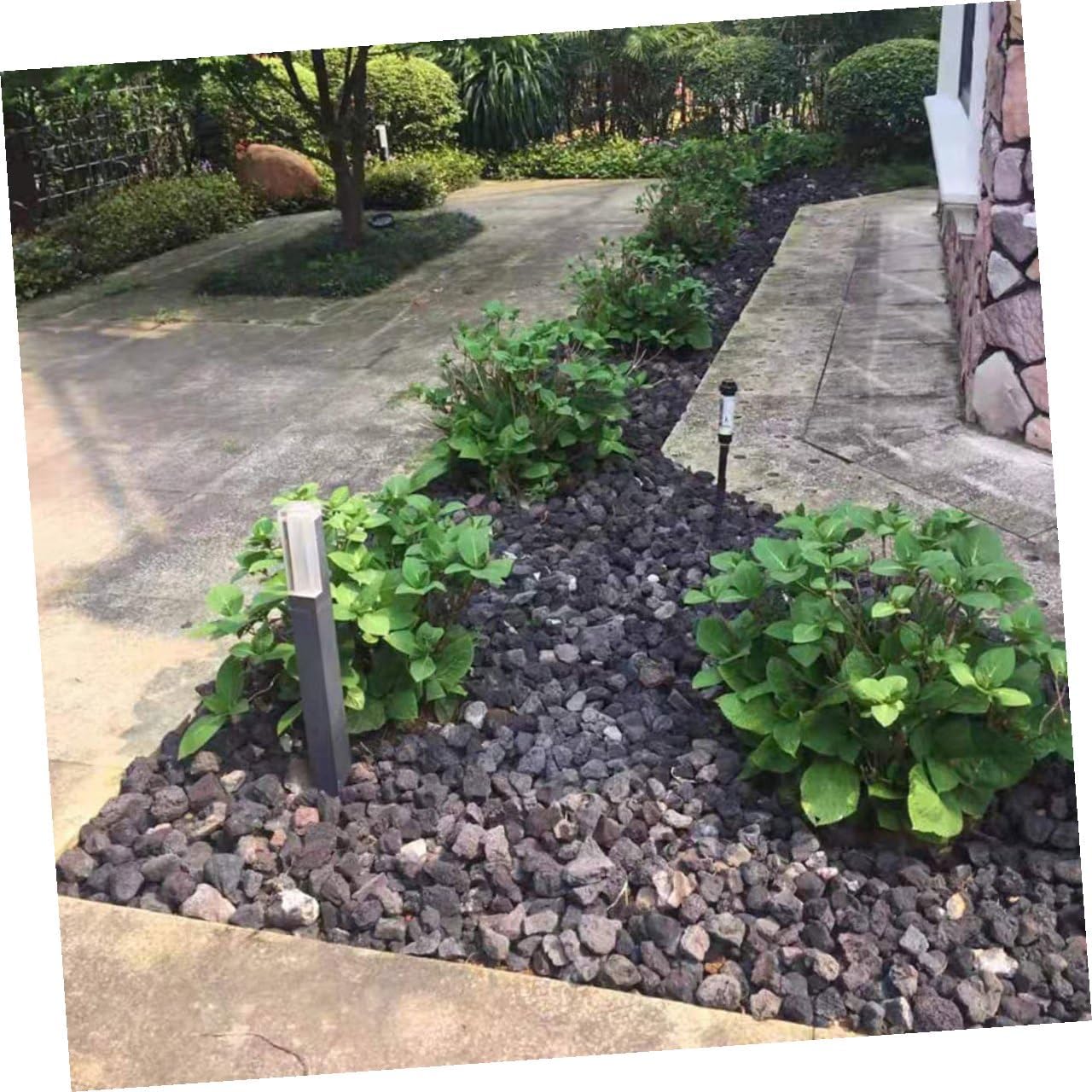 BESPORTBLE Volcanic Stone Aquarium Decorative Rocks 1000g Black Volcanic Rock 2-3cm Freshwater Fish Tank Ornament Planter Decoration