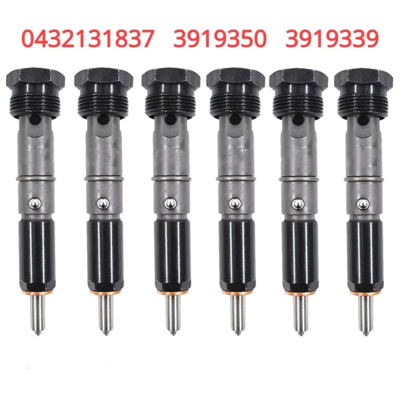 etrol wtryskiwacze paliwa do Dodge 89-93 dla Cummins 5,9L 6BT Diesel Engeine 0432131837 3919350 3919339 (6 sztuk) wtryskiwacze paliwa