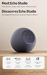 Amazon Echo Studio (newest model), Immersive spatial audio and Dolby Atmos, Designed for Alexa+, Graphite