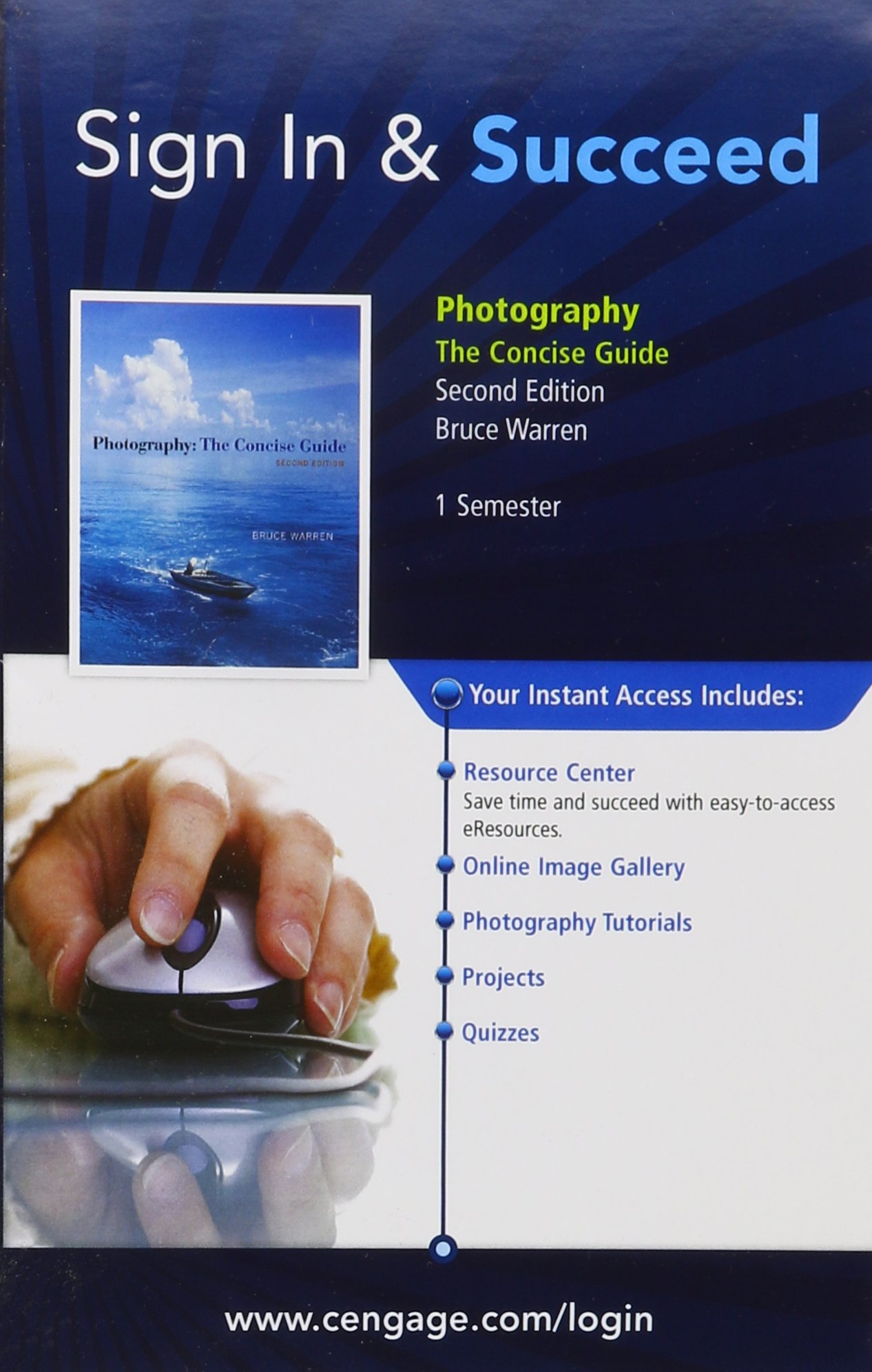 Resource Center Printed Access Card for Warren's Photography: The Concise Guide, 2nd