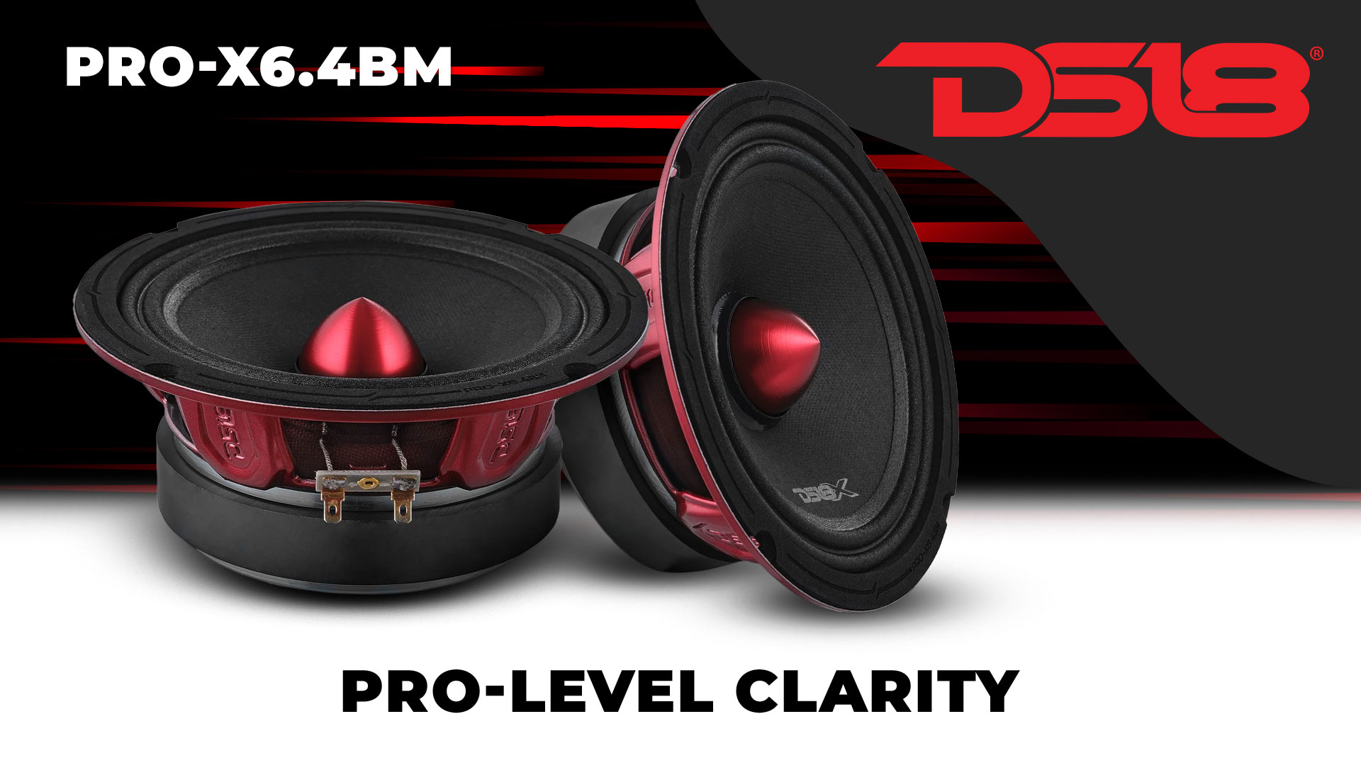 Amazon.com: DS18 PRO-X6.4BM Loudspeaker - Pair of 6.5