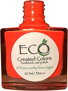 Sunset Neon Orange Nail Polish 10 Free Cruelty Free Vegan
