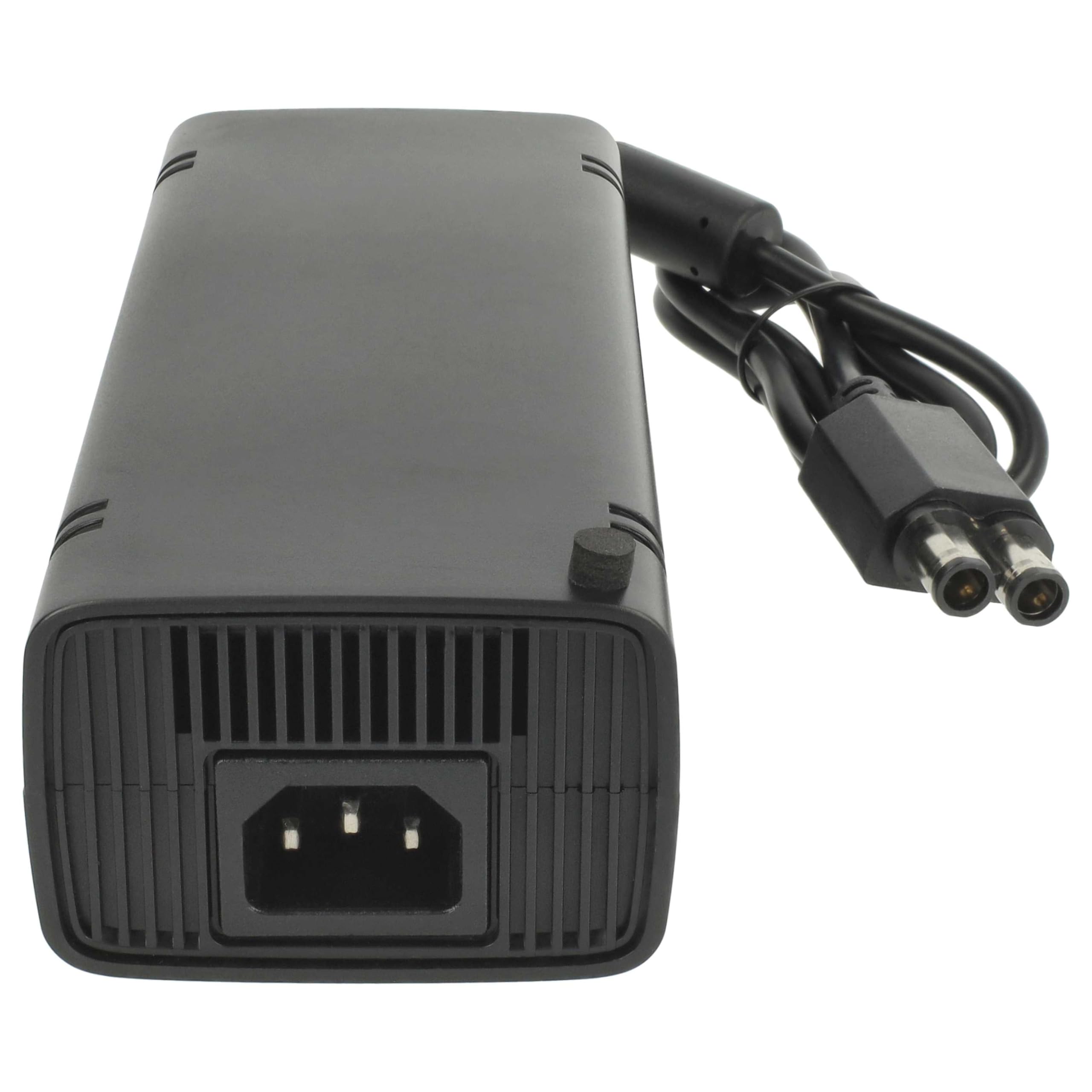 vhbw 220 V zasilacz ładowarka kabel do ładowania 130 W (12 V/10,83 A) kompatybilny z Microsoft Xbox 360 Slim zamiennik do DE-X360-3206.