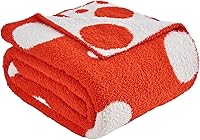 Vista 22 de CozeCube Mantas de Punto Reversibles de Microfibra Súper Suave Fullfy, Manta Mullida Cálida y Acogedora de Felpa Difusa, Manta a Cuadros para Sofá