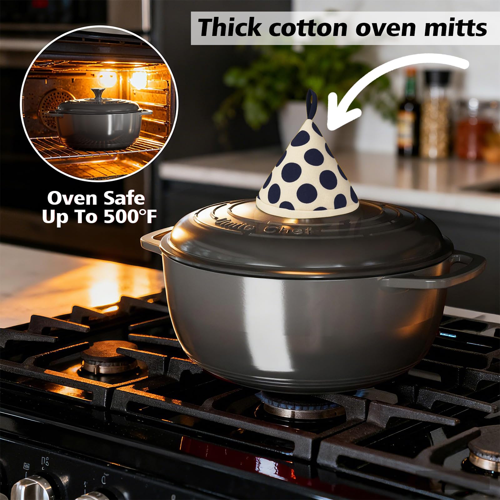 Umite Chef 6QT Dutch Oven - Bread Baking & More -6 Umite Chef 6QT Dutch Oven - Bread Baking & More -6