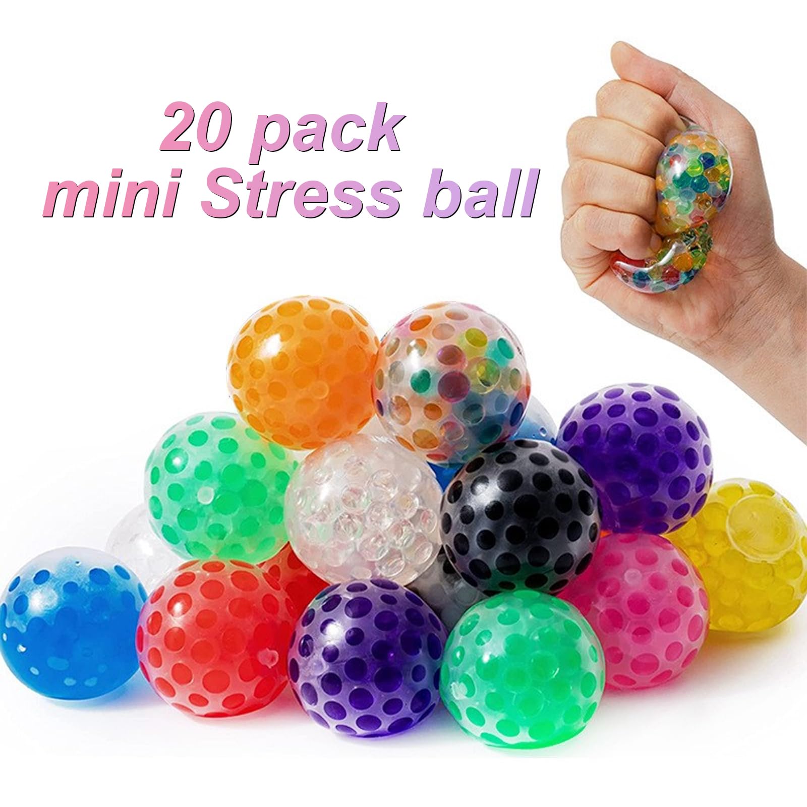 38 Stück Anti-Stressbälle In Sternform – Perfekt Zum Drücken, Entspannen & Spielen Für Kinder & Erwachsene
