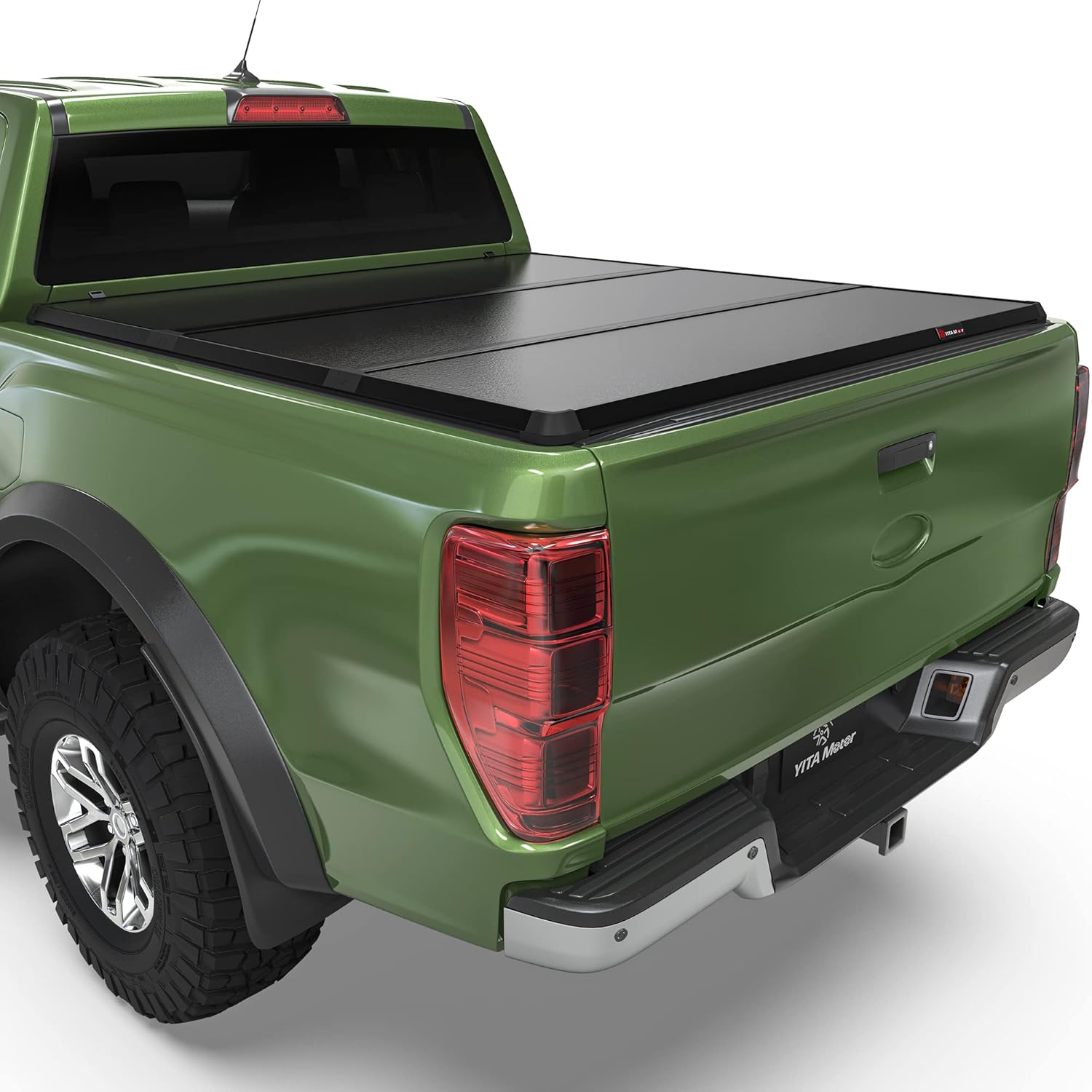 YITAMOTOR Hard Trifold Truck Bed Tonneau Cover Compatible