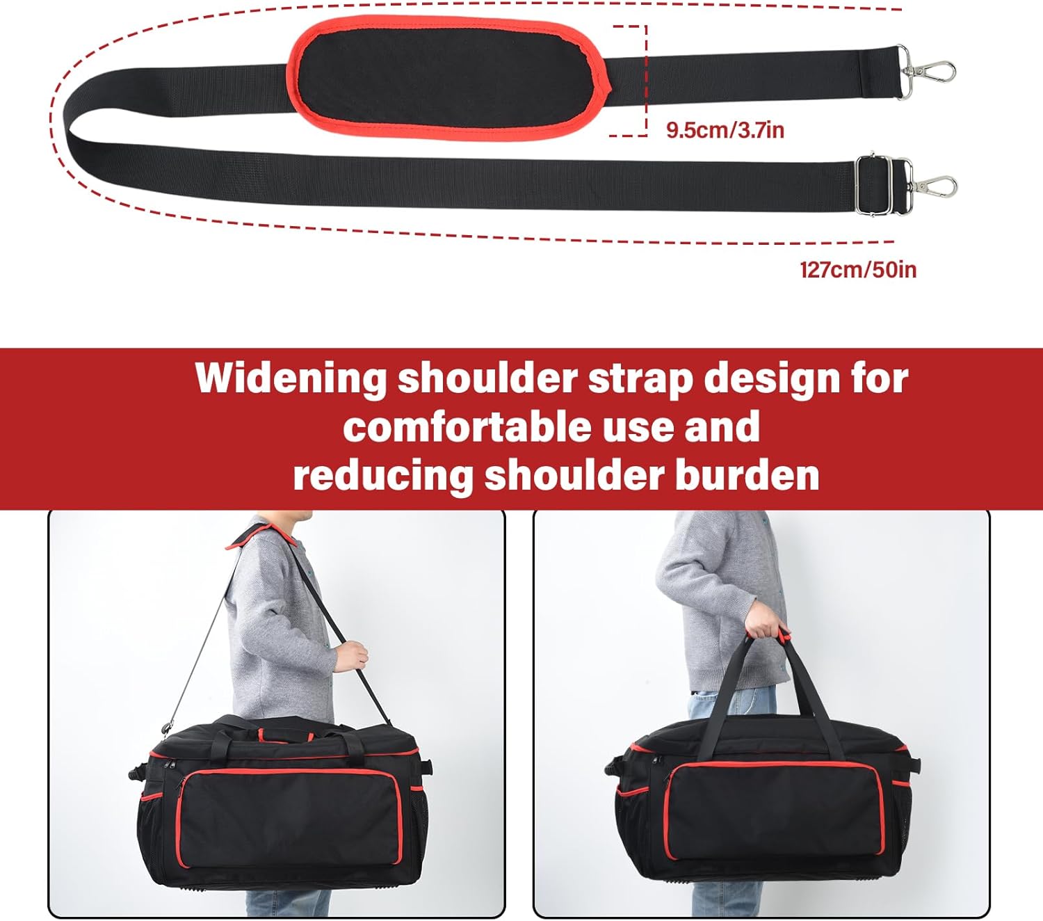 OTraki Grill Carry Case Compatible with Char-Broil Grill2Go X200, Portable Grill Storage Carry Bag, Cover Bag with Multi Storage Pockets for Outdoor Grill Tools & Accessories (Bag Only)