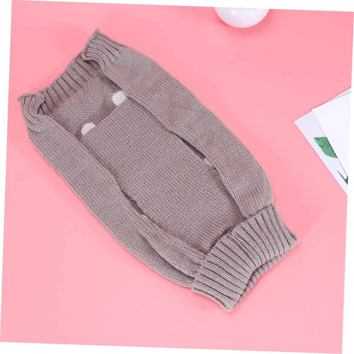ABOOFAN Lot De 3 Pulls pour Animaux De Compagnie Gilet Chaud pour Petit Chien Motif Squame Accès Facile pour La Salle De Bain Lavable en Machine Taille S
